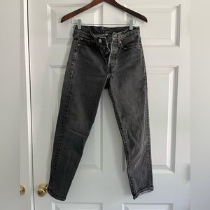 Levi's Wedgie fit black gray jeans